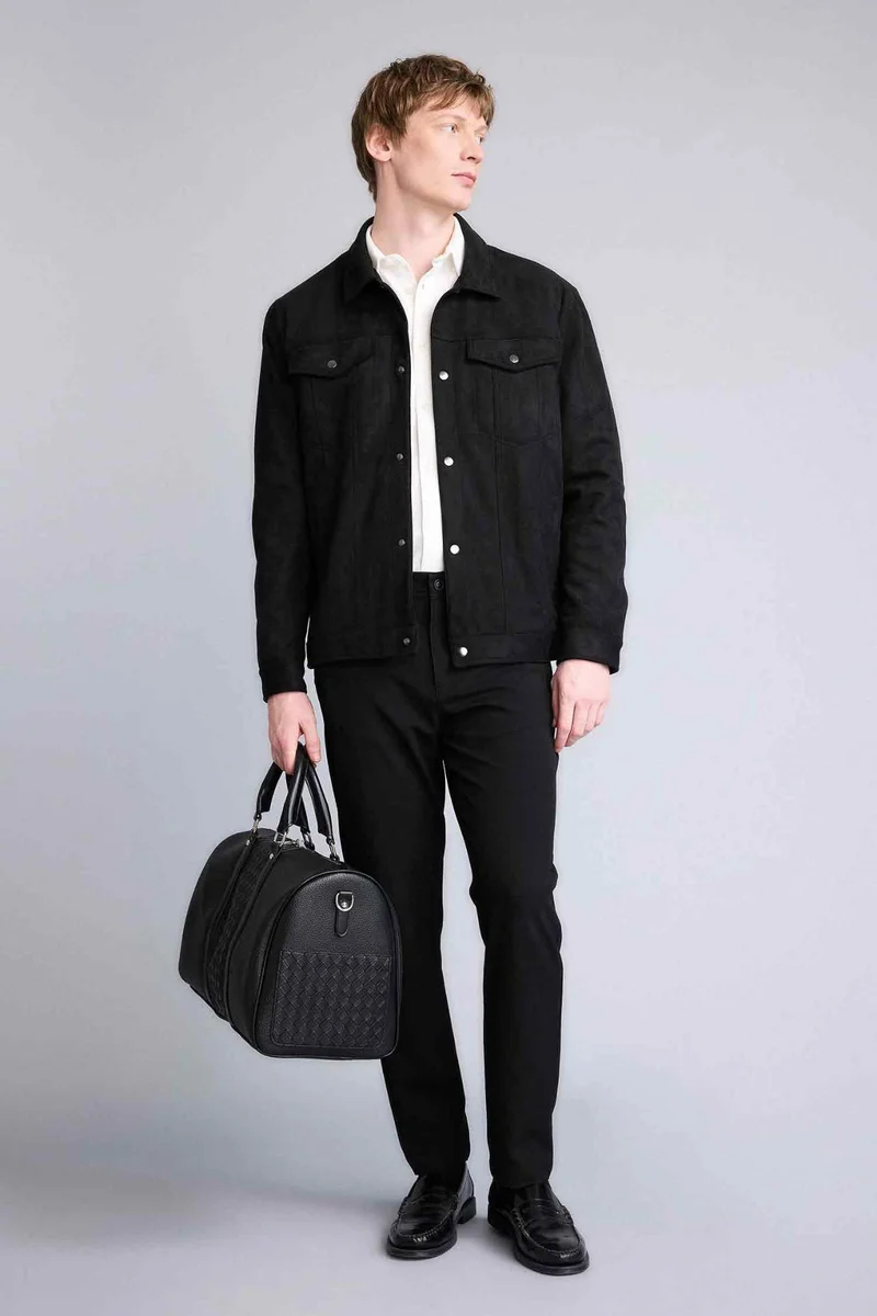 ديفاكتو Faux Leather Sports And Travel Bag