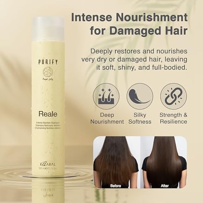 kaaral PURIFY REALE INTENSE NUTRITION SHAMPOO 10.58 OUNCES - Image 3