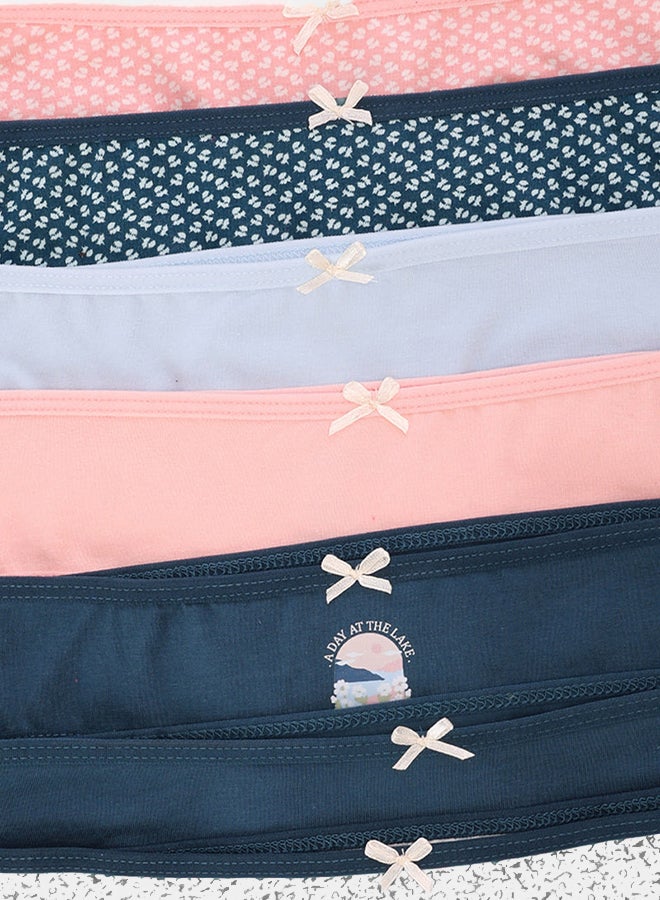 Carina Pack of 7 Colored Bikini Panties - Image 3