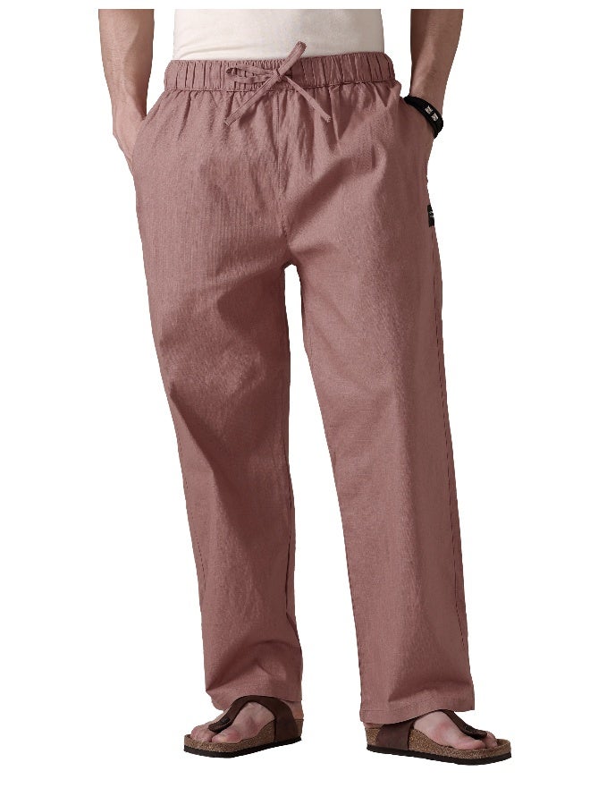 بيونغ بي يونج بيجامة فضفاضة خوخي غامق - Image 3