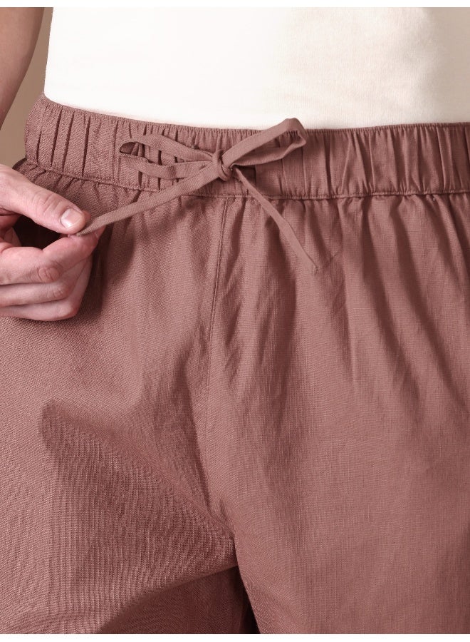 بيونغ بي يونج بيجامة فضفاضة خوخي غامق - Image 4