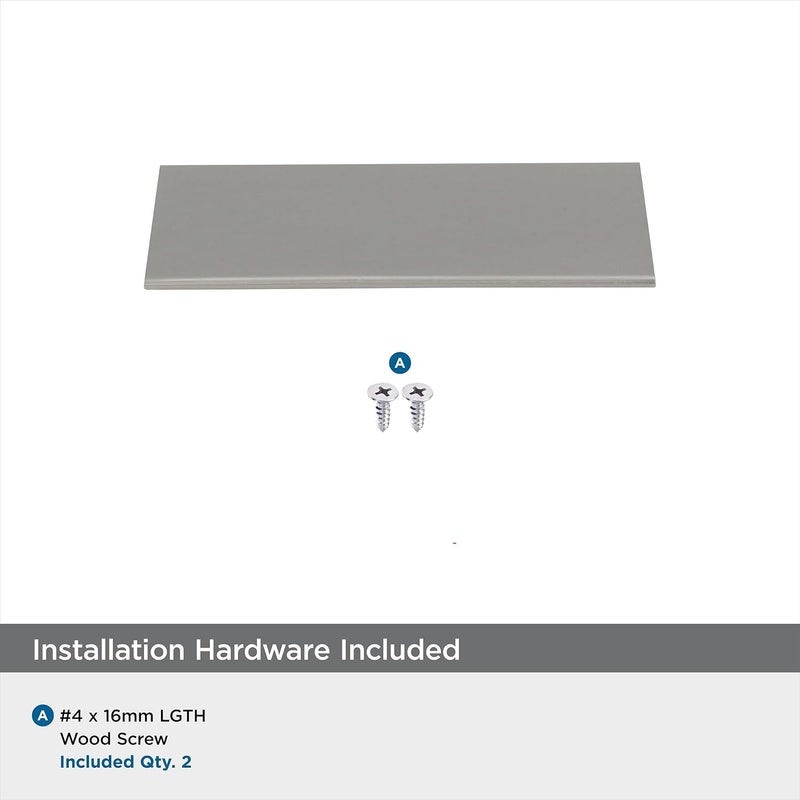 Amerock | Cabinet Pull | Satin Nickel | 3 inch (76 mm) Center to Center | Edge Pull | 1 Pack | Drawer Pull | Drawer Handle | Cabinet Hardware - Image 5