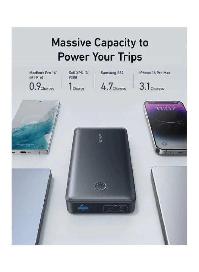 Anker Power Bank, 24,000mAh 65W Portable Charger, 537 Power Bank (PowerCore 24K for Laptop), for Dell XPS, Microsoft Surface, iPad Pro, iPhone 16/15 Series, Macbook, Apple Watch Series 5, and More - Image 3