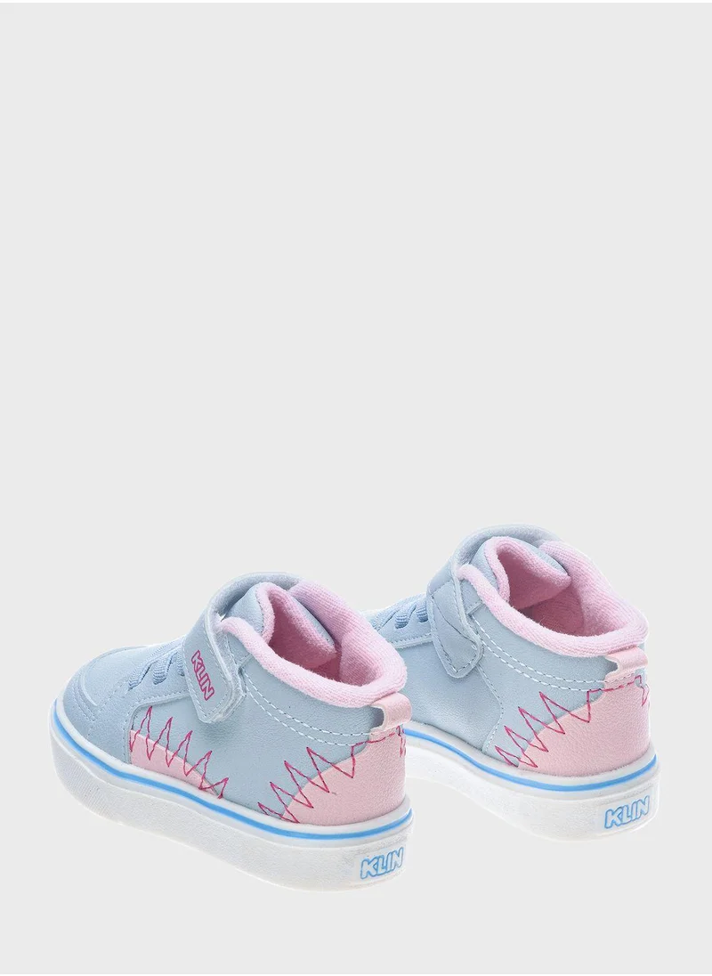 Klin Kids Velcro Low Top Sneakers