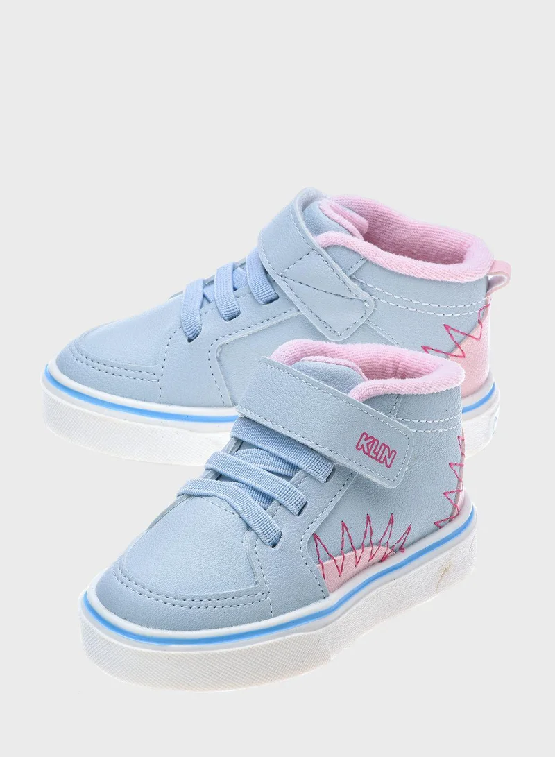 Klin Kids Velcro Low Top Sneakers