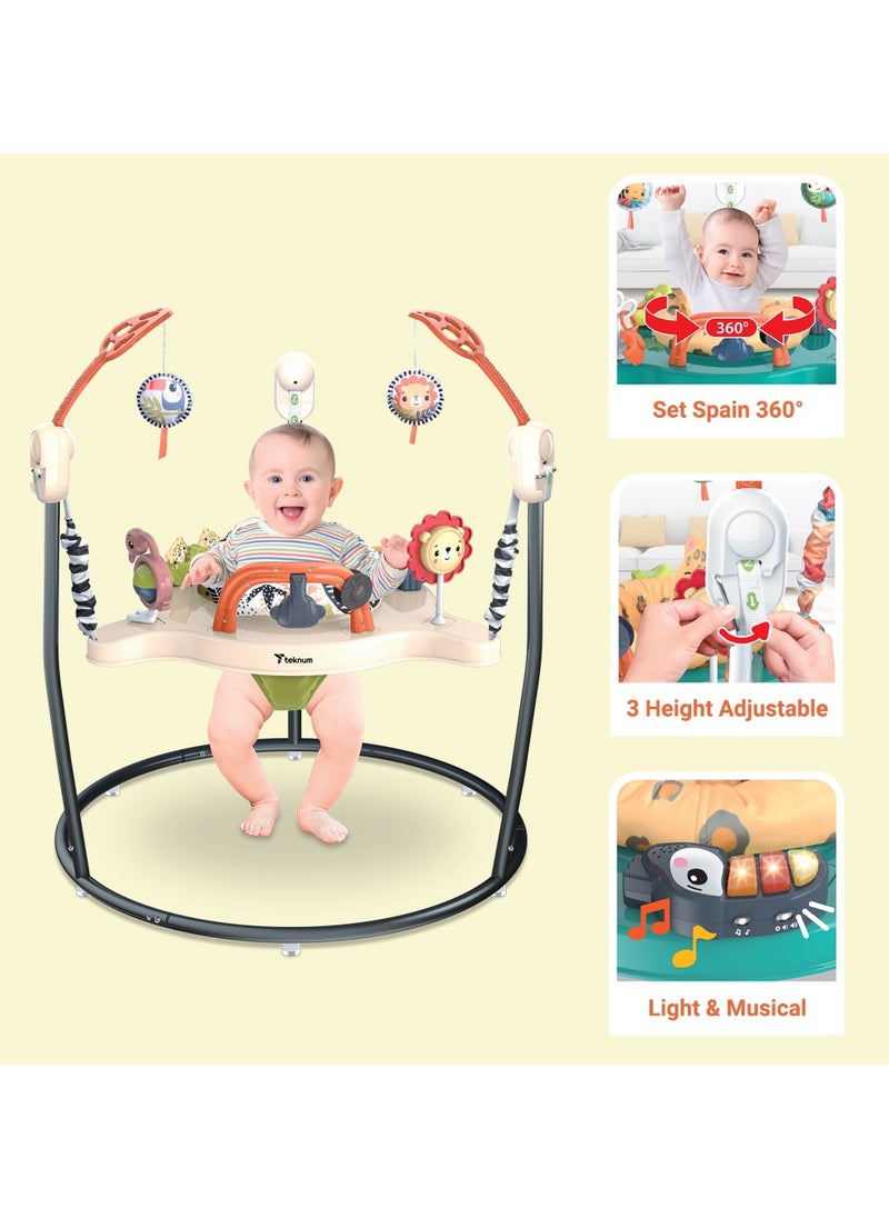 TEKNUM - TEKNUM Baby Activity Jumper with Music and Toys - Blue - Image 1