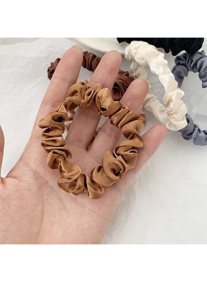 أوشن 6 قطعة كبيرة من الحرير صقيل تجعيد الشعر مجموعة ، سميكة مرنة حزام رقيق الشعر ، ذيل الحصان حامل ، كبير تجعيد الشعر التبعي ، السيدات والفتيات لأغراض خاصة ( متعدد الألوان ) - Image 3