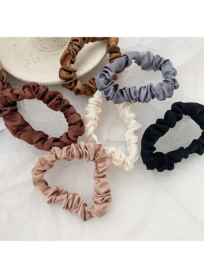 أوشن 6 قطعة كبيرة من الحرير صقيل تجعيد الشعر مجموعة ، سميكة مرنة حزام رقيق الشعر ، ذيل الحصان حامل ، كبير تجعيد الشعر التبعي ، السيدات والفتيات لأغراض خاصة ( متعدد الألوان ) - Image 4