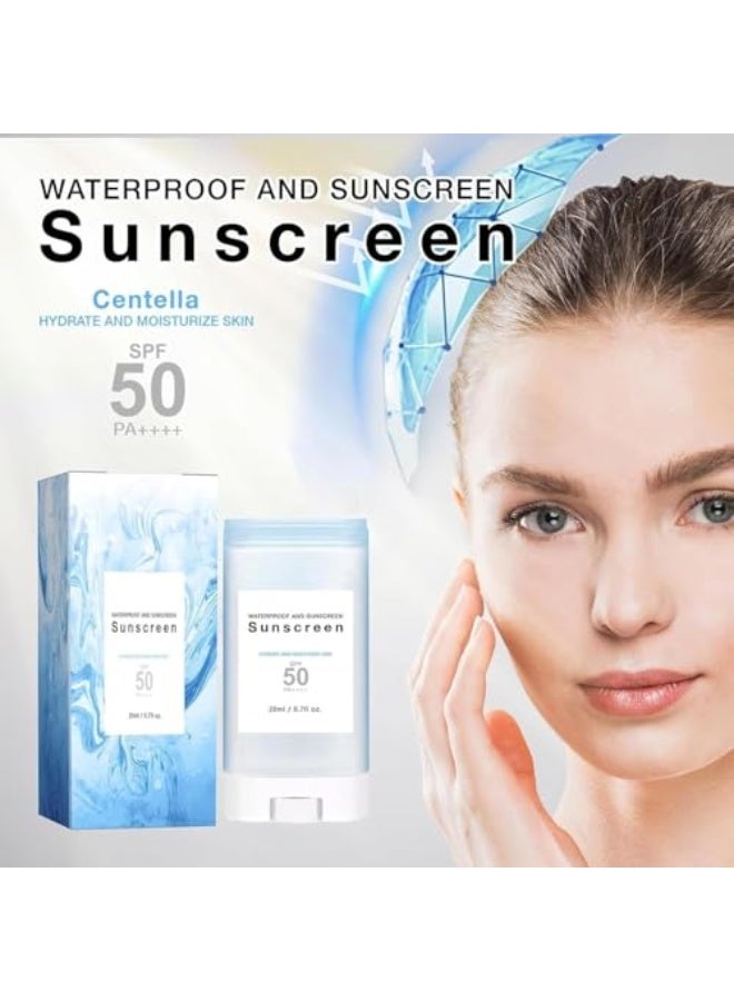 SOUG Clear Sunscreen Stick with Centella Extract, Smoothing Bar SPF50, Invisible Broad-Spectrum Face & Body Sun Protection, Non-Sticky Matte Finish, Lightweight to Absorb, Long-lasting Sun Stick - Image 2