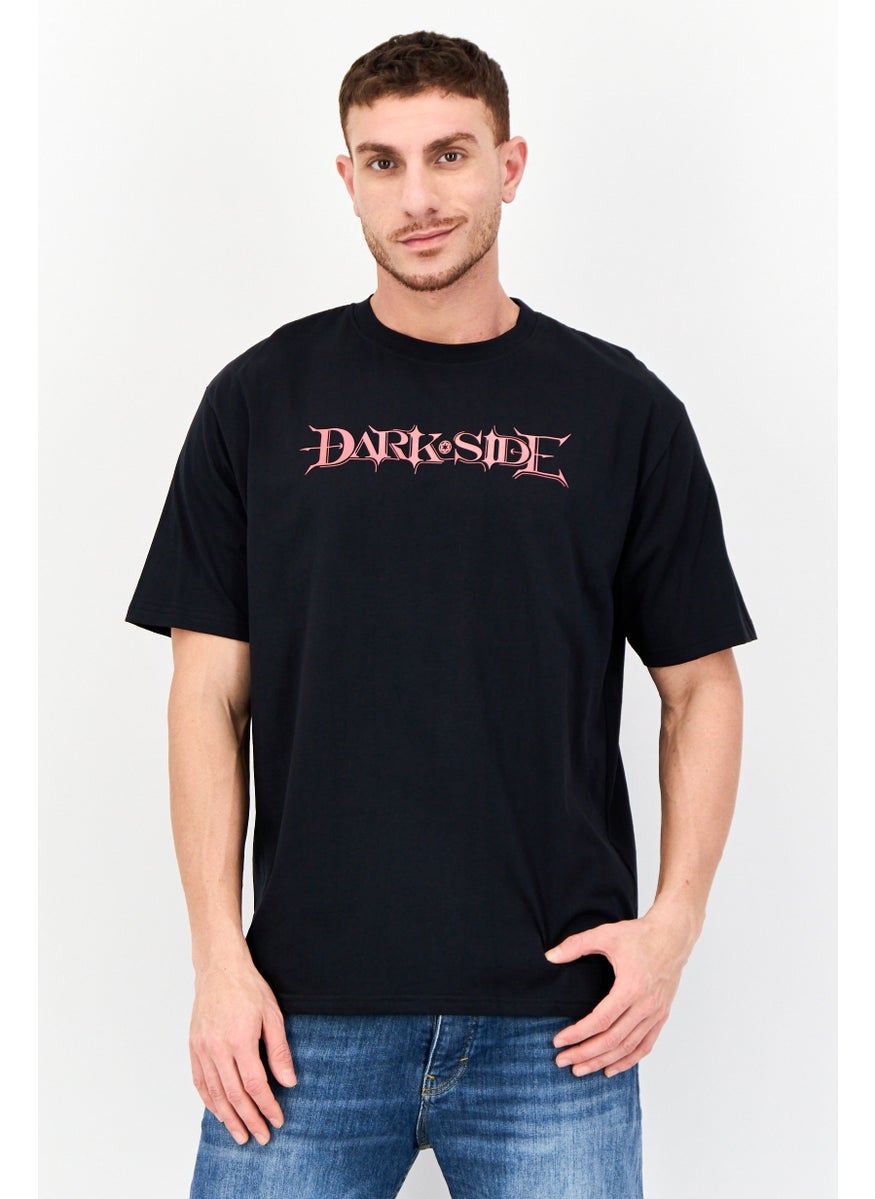 STAR WARS Men Crew Neck Short Sleeve Graphic Print T-Shirt, Black  - Image 1