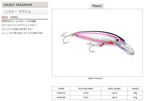 Rapala Husky Magnum 15 Silver Blue Mackerel - Image 2