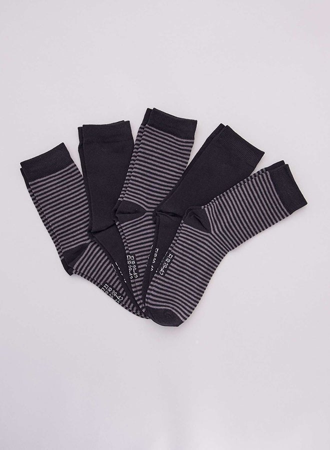 Kiabi Pack of 5 pairs of plain socks 