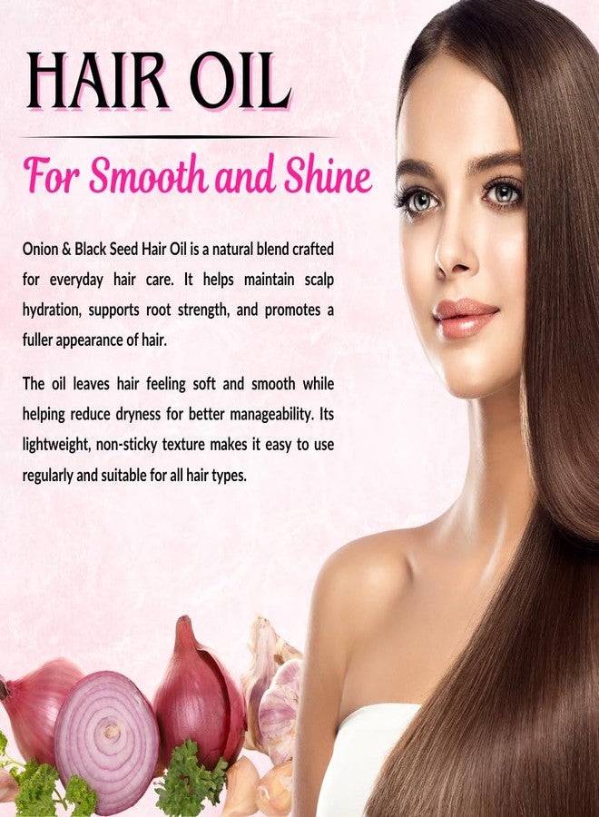 Phillauri زيت البصل وحبة البركة للشعر، زيت البصل للشعر الناعم، زيت البصل للشعر للاستخدام اليومي، لفروة الرأس ولإطالة الشعر - (عبوة من 4 قطع) - Image 4