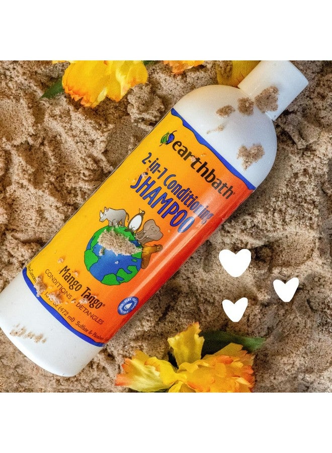 ايرث باث إيرث باث، شامبو وبلسم مانجو تانجو 2 في 1 - شامبو وبلسم للكلاب خالٍ من القسوة، صنع في الولايات المتحدة الأمريكية، بلسم لطيف للكلاب، أفضل شامبو ومستلزمات للجراء، غسول للكلاب - (مجموعة واحدة) - Image 5