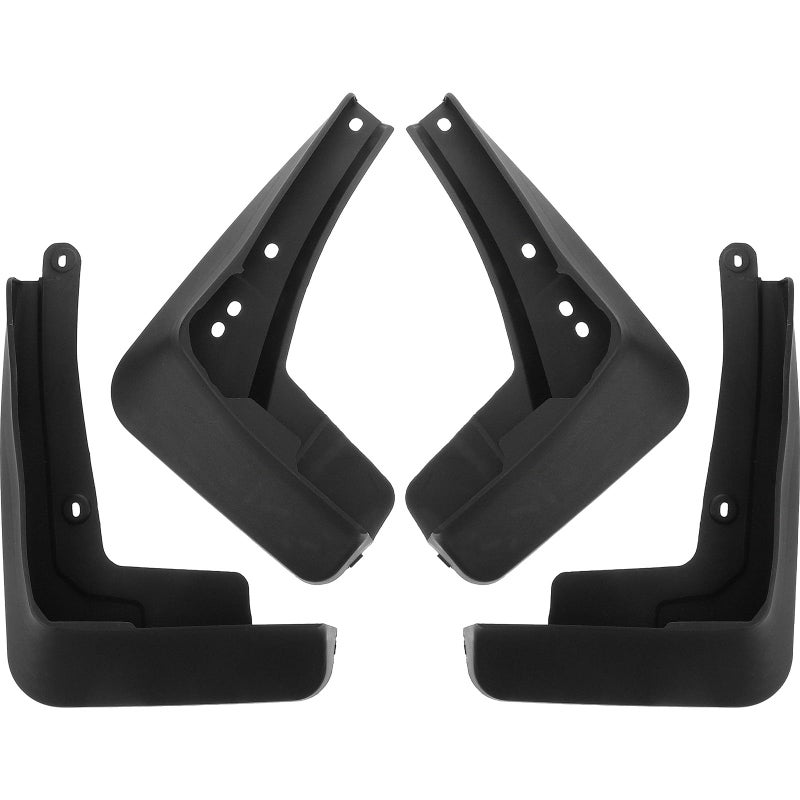 Universal Car Mud Flaps 4PCS Soft Black Splash Guards Front Rear Wheel Protector - Image 2
