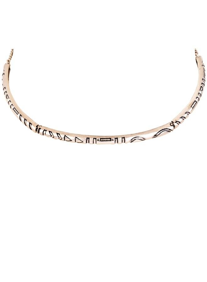 VOYLLA Aztec Bar Tribal Inspired Choker Necklace - Image 2