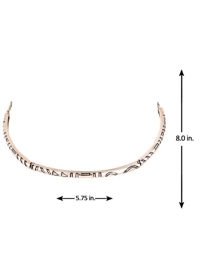 VOYLLA Aztec Bar Tribal Inspired Choker Necklace - Image 3