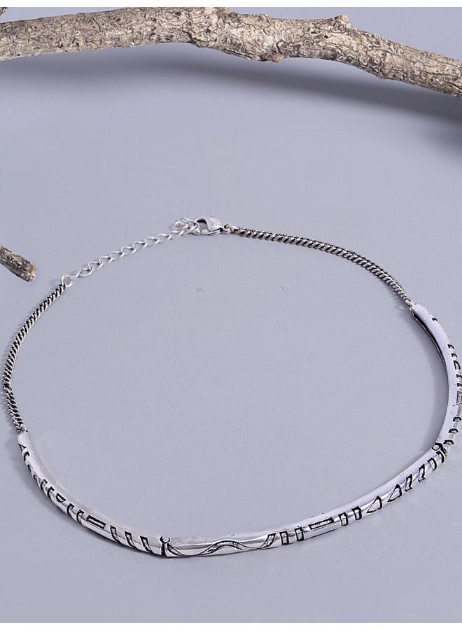 VOYLLA Aztec Bar Tribal Inspired Choker Necklace - Image 1