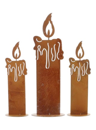3-Piece Outdoor Decorating Snowman Candle Set Brown - pzsku/Z8CF7102E15C9A7CC6296Z/45/_/1693473716/faf8286d-4d1f-43ed-a23a-d307f88726c0