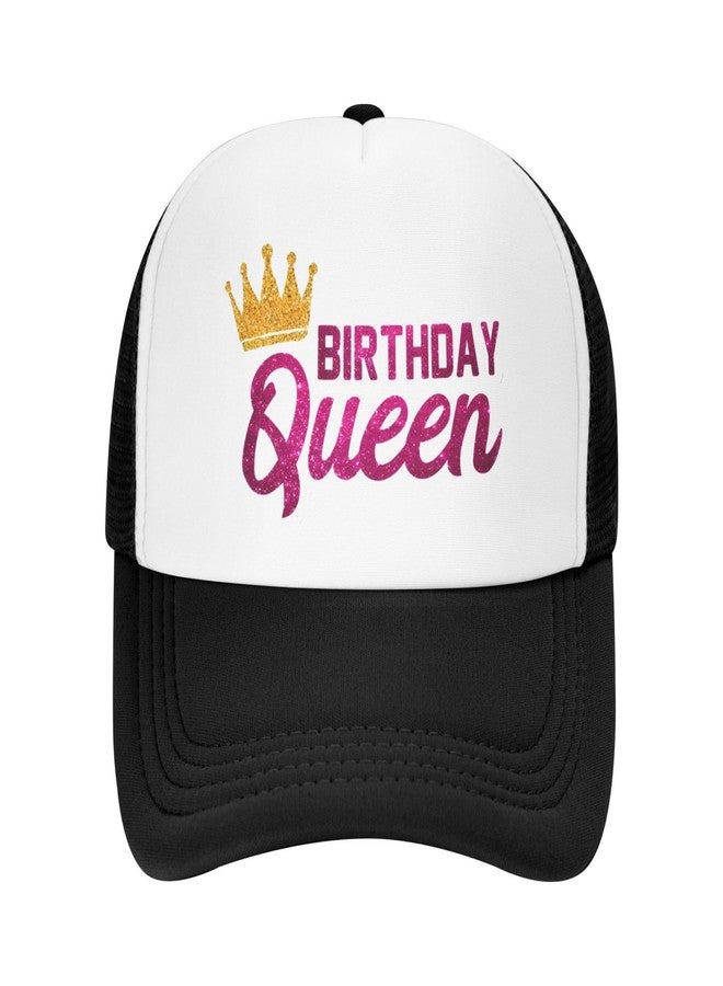 ZBDSKLEX Happy Birthday Trucker Hat for Men Women, Adjustable Mesh Baseball Cap for Birthday Party - Image 1
