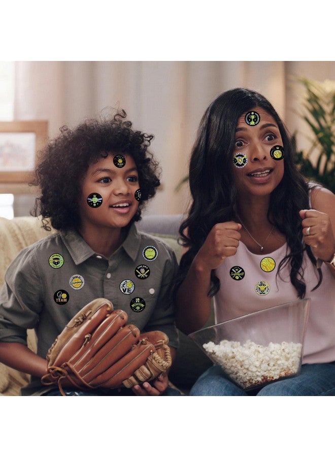 Geyee 540 Pcs Sparkle Assorted Softball Sports Stickers For Kids Softball Party Favors Softball Gifts Sport Softball Stickers For Team Teen Girls Diy Water Bottle Laptop Scrapbook Invitations 30 Sheets - Image 5