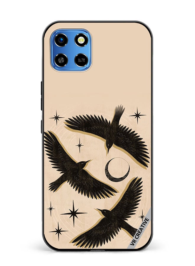 VR CREATIVE Protective Case Cover For Infinix Smart 6 HD Birds Design Multicolour - Image 1