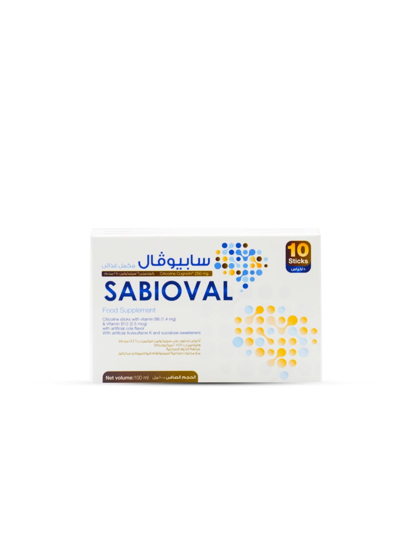 Sulinda Sabioval,Food Supplement, citicoline, 10 Sticks  - Image 1
