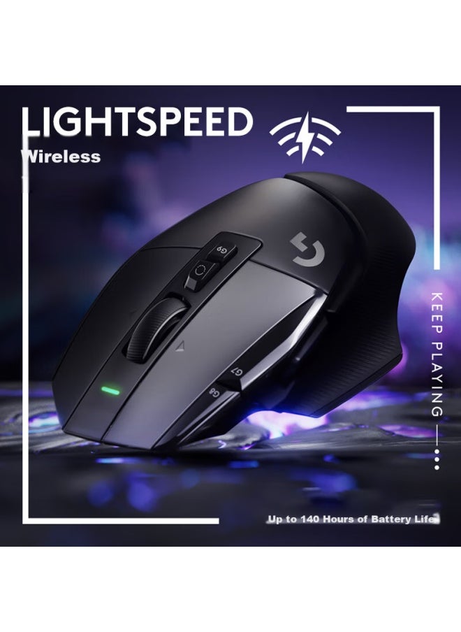 G Logitech (g) G502 X Lightspeed Wireless Gaming Mouse, G502 Advanced Wireless Version, New Optical-mechanical Hybrid Micro Switch, Hero Engine, Esports Mouse, Black  - Image 2