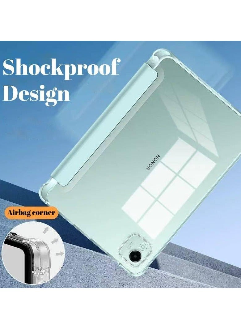 VKL Cover Compatible with Honor Pad X9a 11.5" 2025 Case with Pencil Holder, Slim Lightweight TPU Shockproof Cover with Clear Back Shell Protective for Honor Pad X9a 11.5" 2025 (Black) - Image 5