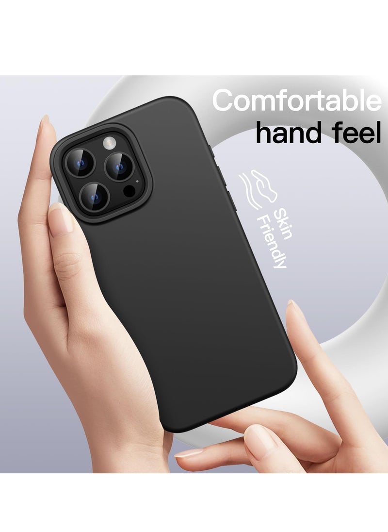 BORTONY iPhone 16 Pro Max Case Cover Silky Soft Liquid Silicone iPhone 16 Pro Max Cover inside Microfiber Lining  Anti-Scratch Shockproof Protective Cover For Apple iPhone 16 Pro Max  - Image 2