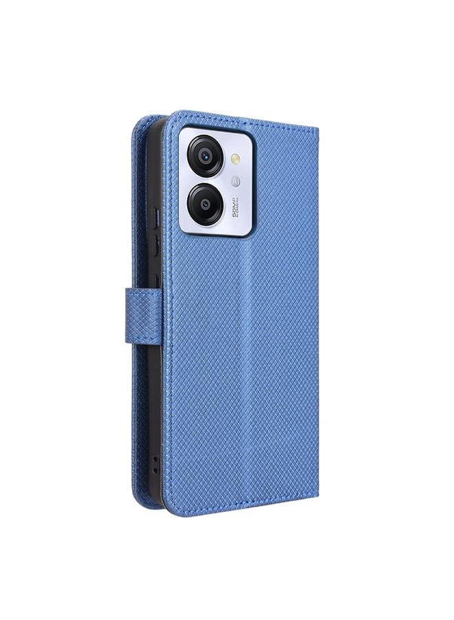 زبون جراب لهاتف Blackview Color 8 / Oscal Modern 8 مصنوع من الجلد بتصميم Diamond Texture - Image 3