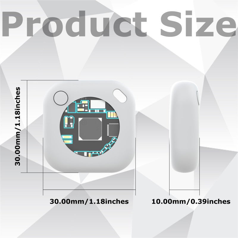 Pet Locator: 4pcs Black MFi Certified - Ultra-long 10 Month Standby Bluetooth Tracker for Apple Device Users, Pet Owners and Item Loss Prevention - Image 5