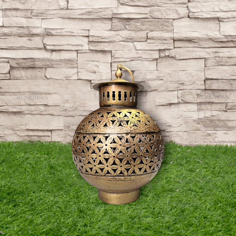 Gunendra Crafts Iron Lantern and Candle Tealight Holder for Home Decor Items Candles for Home Decoration Candle Holders for Home Decor S2