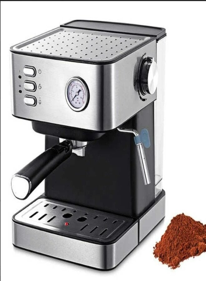 Denx Coffee Machine 1600ML Water Tank 850W Power With Overpressure Protection - Image 1