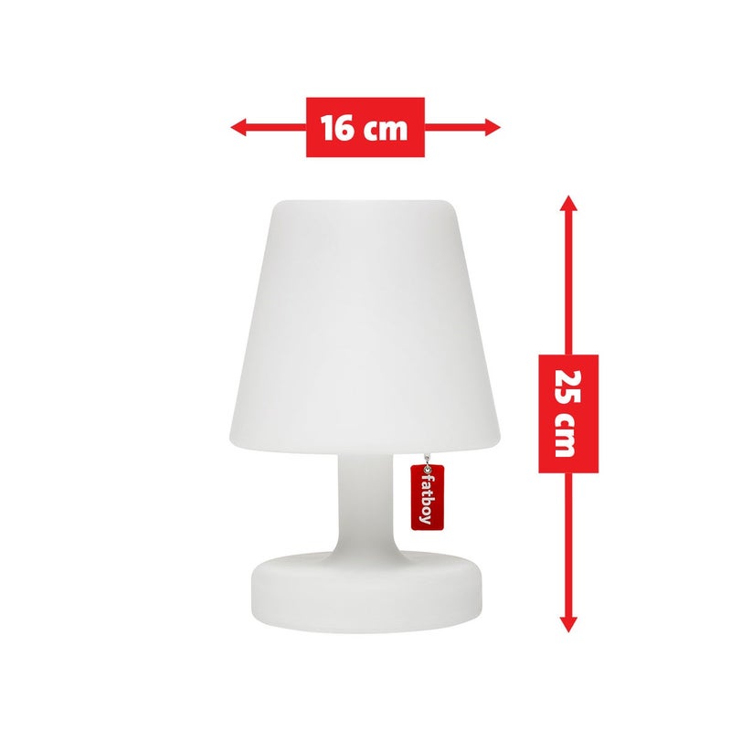 Fatboy Edison The Petit Rechargeable LED Lamp Version 2.0 | Wireless table lamp | 3 light Mode | indoor and outdoor | Lamp Shade: PP Plastic | Bottom Plate: ABS Plastic | 16 x 25 cm (2 Pack) - Image 3