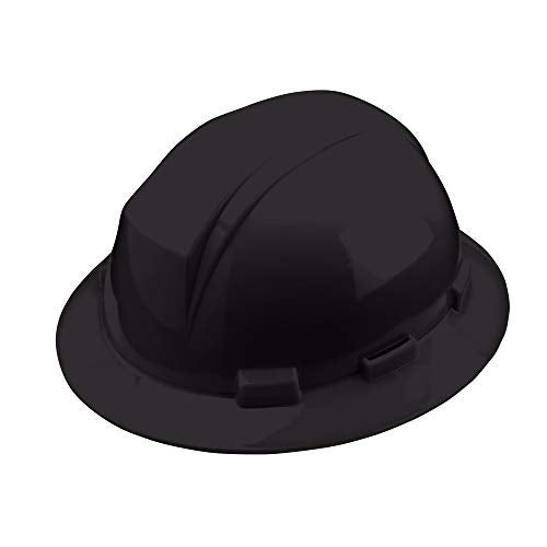 PIP Dynamic Kilimanjaro Full Brim Hard Hat, HDPE Shell, Type 2, Class E, Foam Impact Liner, 4-Point Suspension, Wheel Ratchet Adjustment, Black (280-HP642R-11) - Image 1