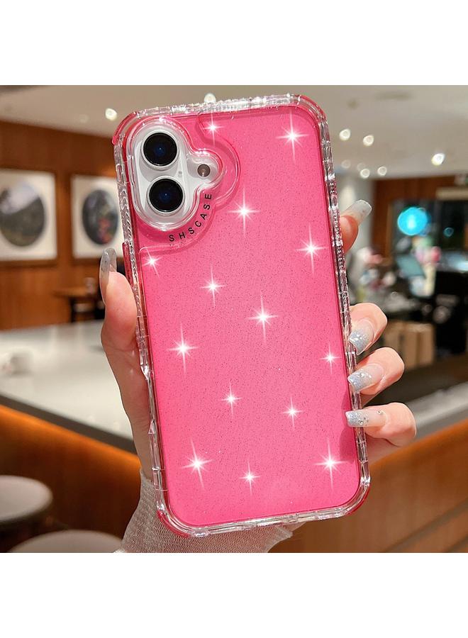 اس-توب جراب لهاتف iPhone 16 Plus لامع من مادة TPU + PC 3 في 1 - Image 1