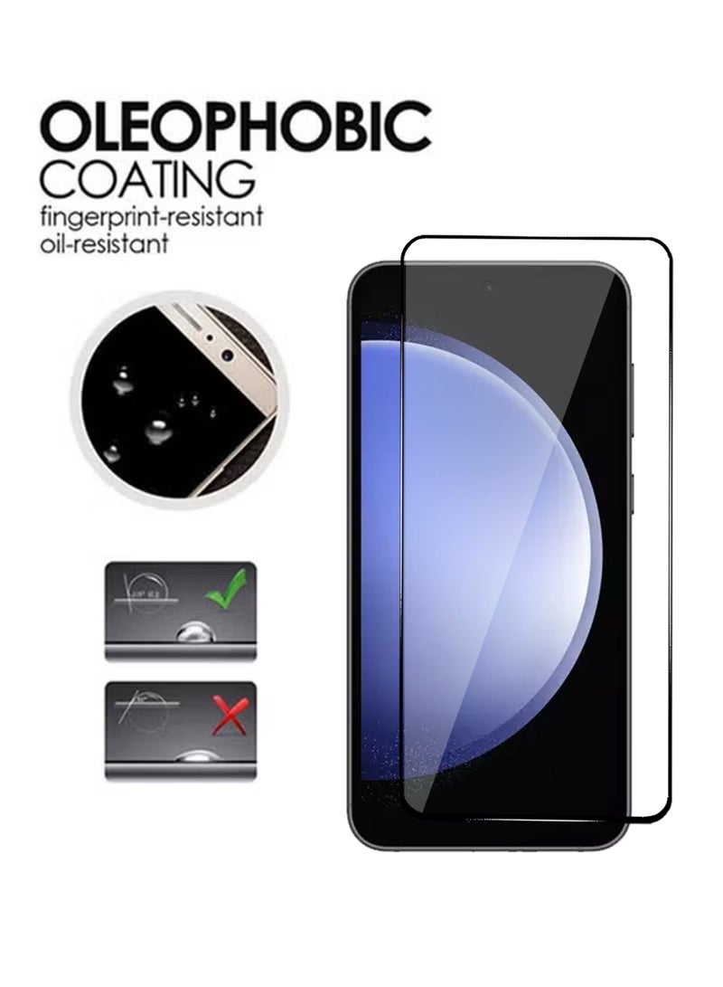 Samsung Galaxy S23 FE Screen Protector 2 Pack - Premium Full Screen Tempered Glass For Samsung Galaxy S23 FE, High Transparency, Delicate Touch, Anti-Explosion, Smooth Arc Edges, Easy Installation - Image 4