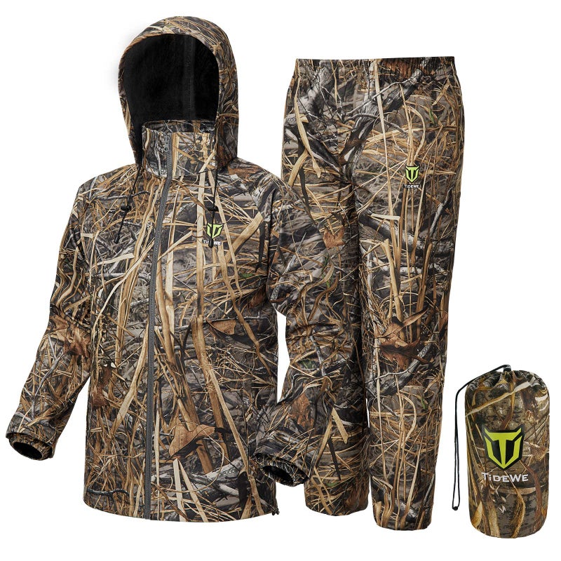 TIDEWE Rain Suit, Waterproof Breathable Lightweight Rainwear (Next Camo Evos Size L) - Image 1