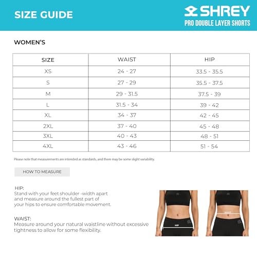 SHREY PRO Double Layer Shorts Girls-Dark Teal-XL - Image 5