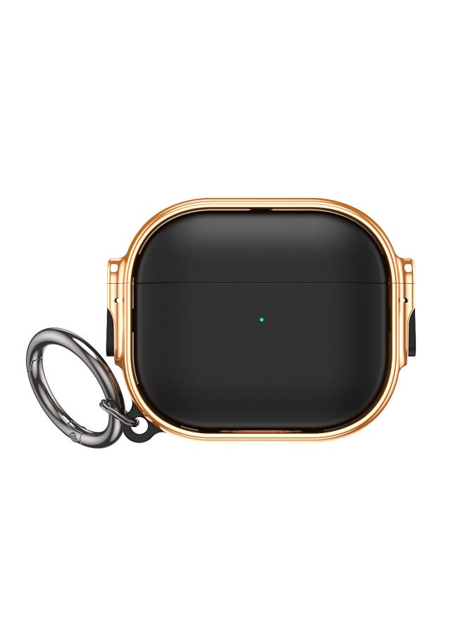 Loquat Suitable For Airpods4 Protective Cover For Apple 4 Generation Electroplated Earphone Case Airpods Pro Switch Earphone Case-Color:Black+red-Applicable Models:Airpods 1/2 Generation  - Image 5