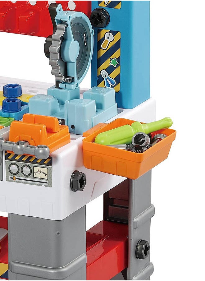 vtech - My Busy Workbench, Interactive Toddler Toy, Pretend Play Tools, 100+ Pieces, Lights, Music And Sounds - Image 1