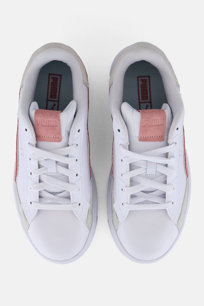 PUMA أحذية لجلاء PRM النسائية ذات الأربطة الخارجية، بيضاء - Image 2