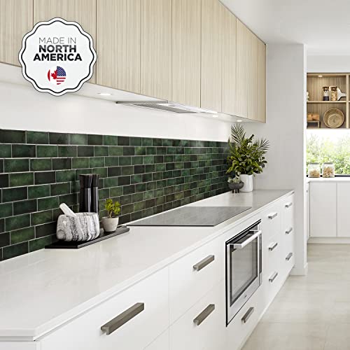SMART TILES Peel and Stick Backsplash - 5 Sheets of 11.56" x 8.38" - 3D Adhesive Peel and Stick Tile Backsplash for Kitchen, Bathroom, Wall Tile - Image 2