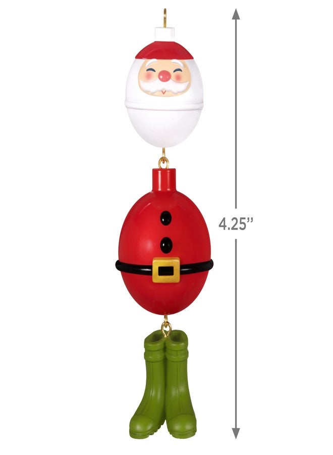 Hallmark Keepsake Christmas Ornament 2025, Hooked on Santa, Outdoors Gifts - Image 4