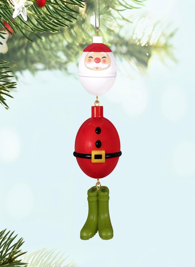 Hallmark Keepsake Christmas Ornament 2025, Hooked on Santa, Outdoors Gifts - Image 3