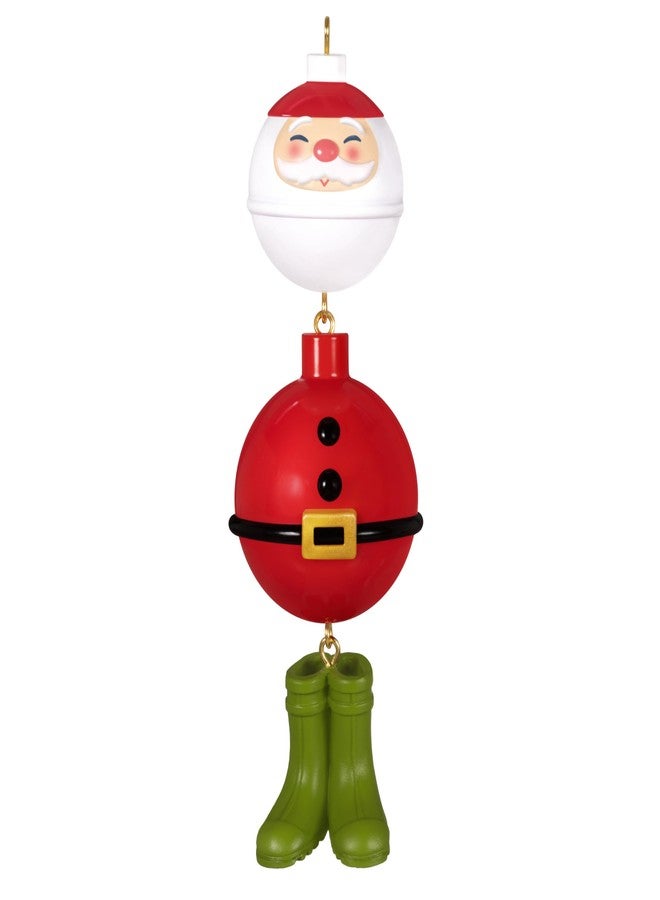 Hallmark Keepsake Christmas Ornament 2025, Hooked on Santa, Outdoors Gifts - Image 1