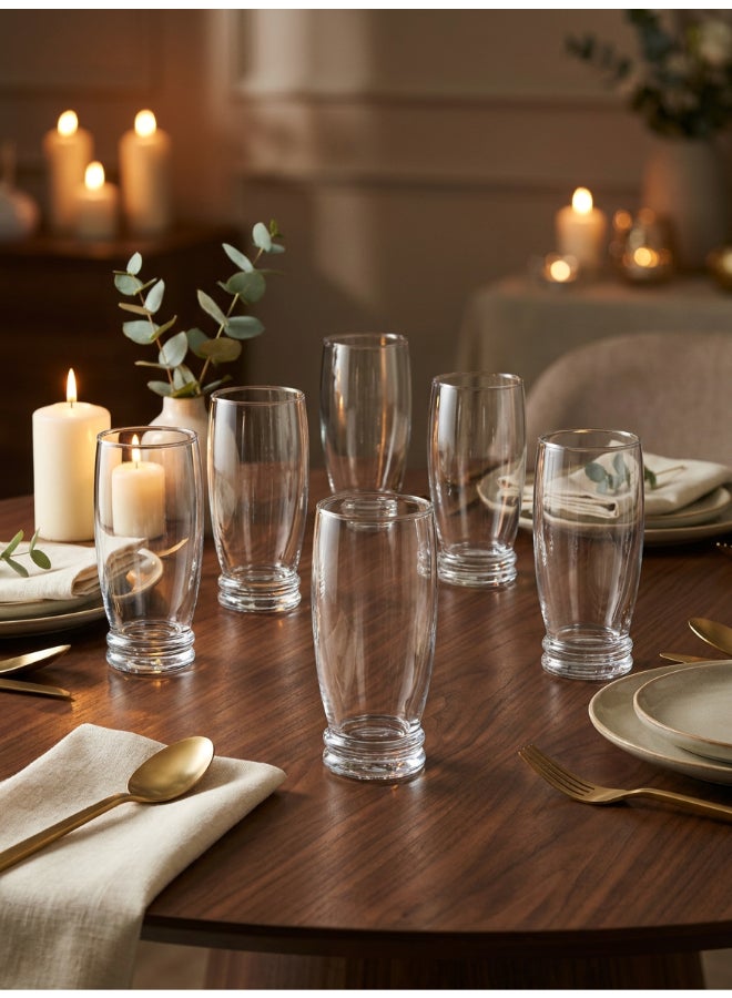 Luminarc Cortina 6 Piece Tumbler 330ml Drinking Set For Juice, Water, Soft Drinks, Hard Drink, Hot Beverages - Image 4