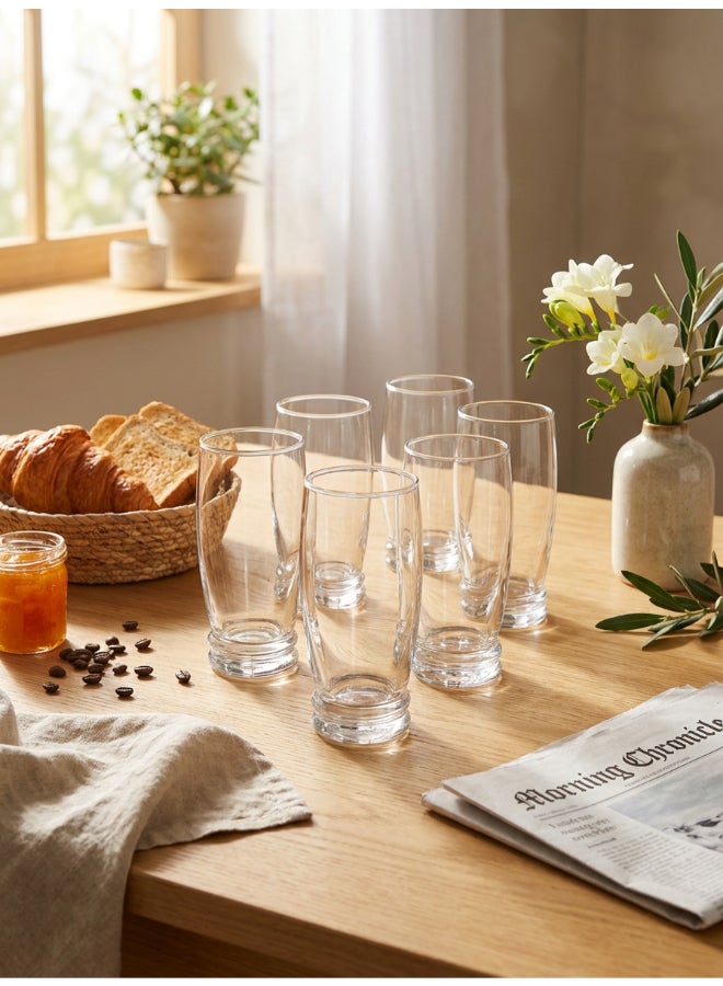 Luminarc Cortina 6 Piece Tumbler 330ml Drinking Set For Juice, Water, Soft Drinks, Hard Drink, Hot Beverages - Image 3