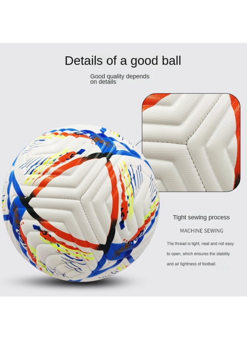 Generic Training Football Size 5, Indoor Outdoor Soccer Training Ball Football for Playground Soccer Players  - Image 2